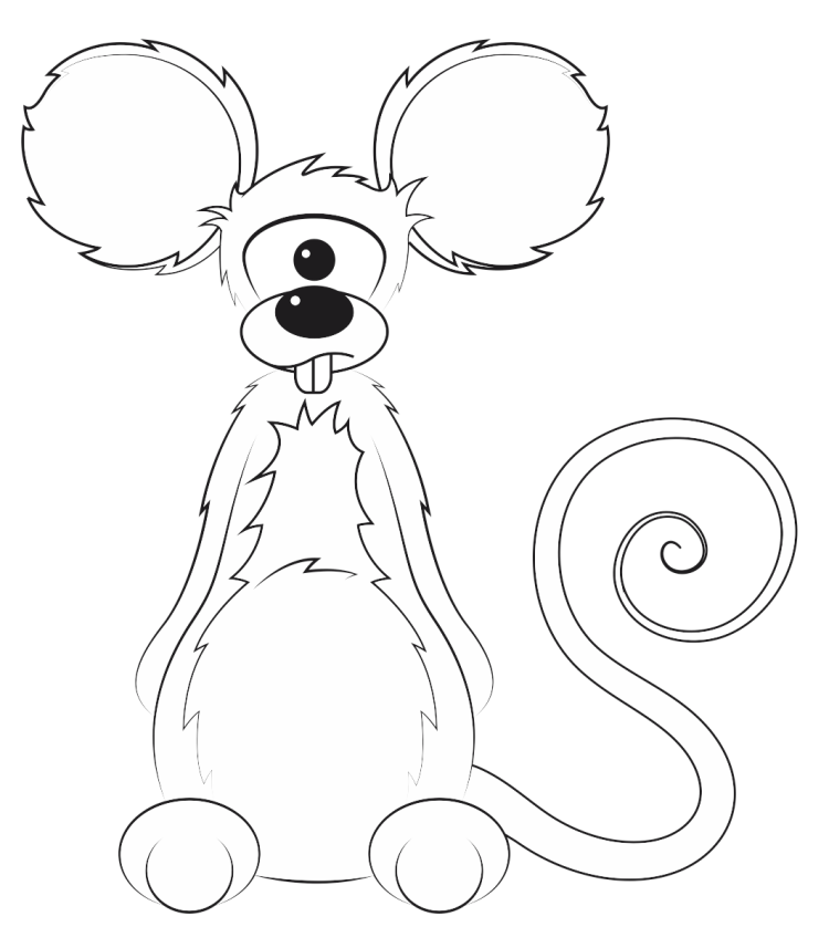 RAT COLOURING SHEET